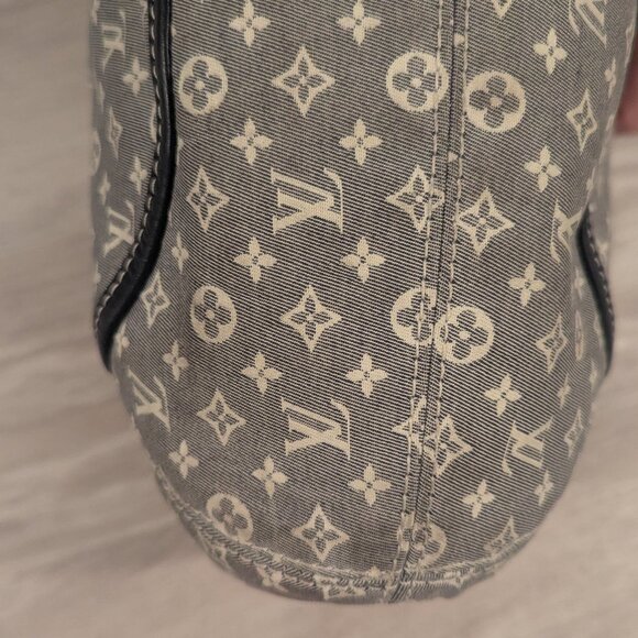 Louis Vuitton Idylle Romance Large Hobo Shoulder Bag Blue Monogram Canvas - Picture 10 of 14